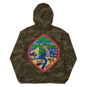 LATTE THRONES GUAMSEAL WINDBREAKER JACKET CAMO!! FIT=TRUE TO SIZE