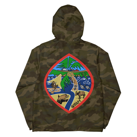 Image of LATTE THRONES GUAMSEAL WINDBREAKER JACKET CAMO!! FIT=TRUE TO SIZE